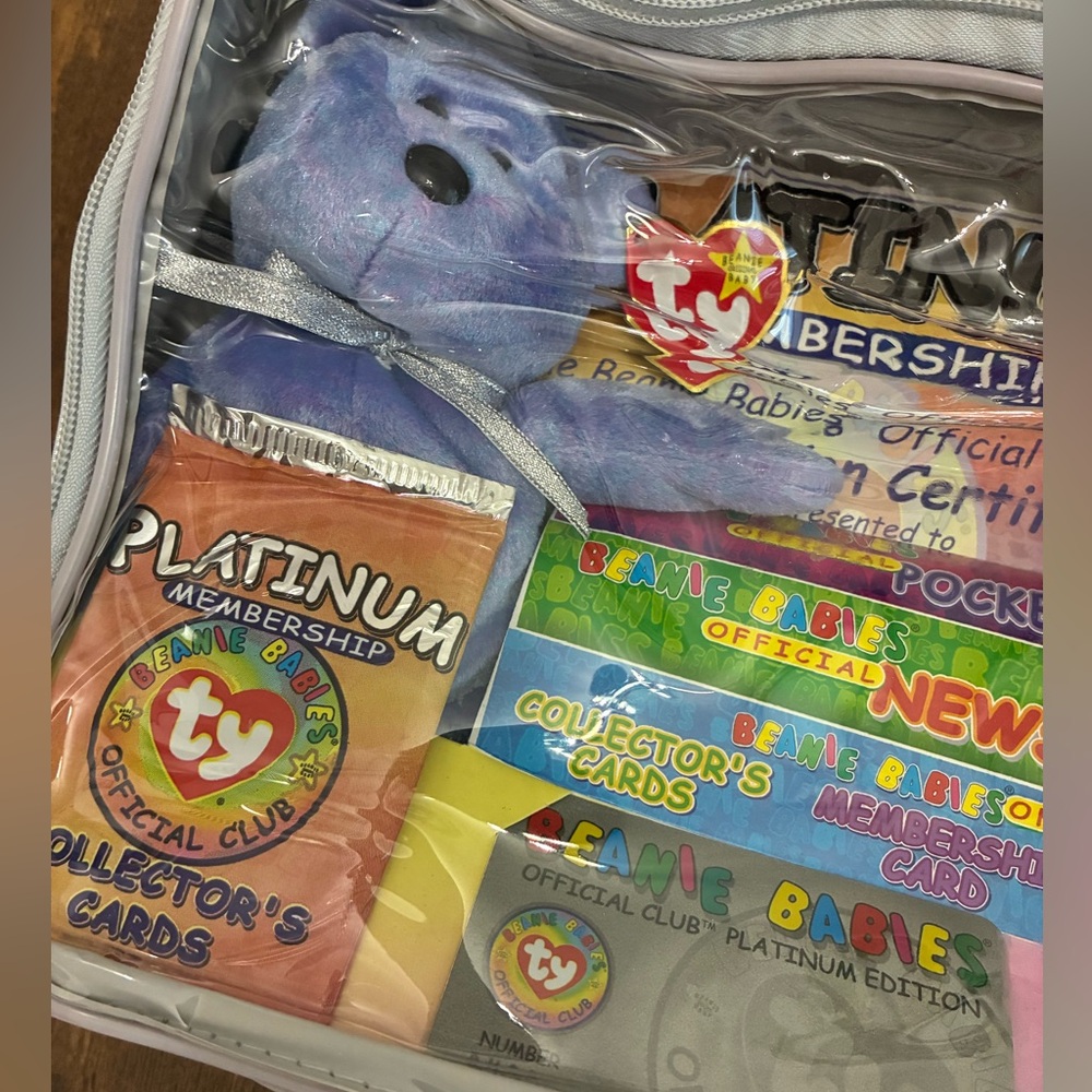 Vintage Ty Beanie Babies Platinum Edition Membership Kit - Picture 3 of 6